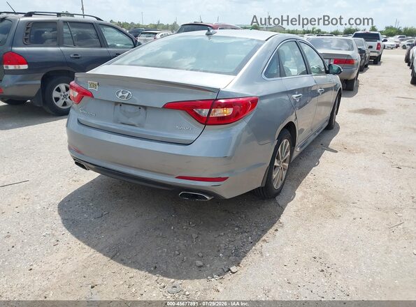 5NPE34AF6GH310352 2016 HYUNDAI SONATA Silver Tył prawy