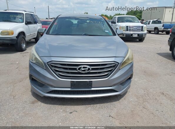 5NPE34AF6GH310352 2016 HYUNDAI SONATA Silver Widok zestawu wskaźników