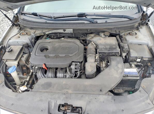 5NPE34AF6GH311372 2016 HYUNDAI SONATA Gray Սալոնի հետևի տեսք