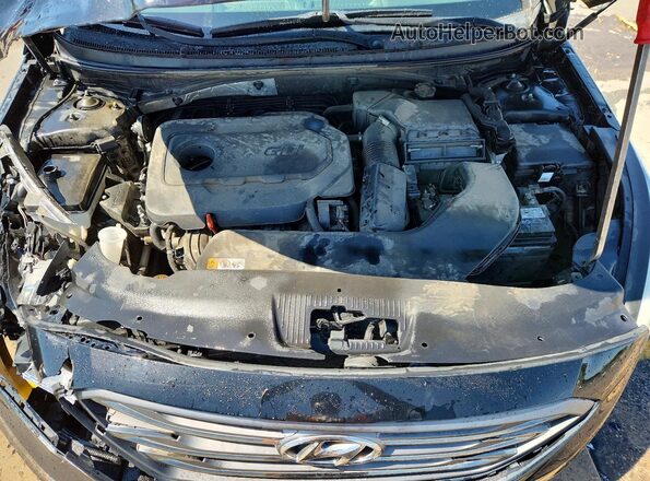 5NPE34AF6GH338152 2016 HYUNDAI SONATA Black უკანა სალონის ხედი
