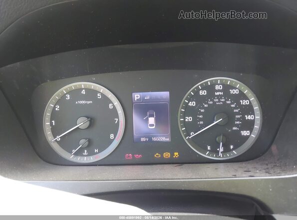 5NPE34AF6GH403484 2016 HYUNDAI SONATA Черный Вид задних сидений