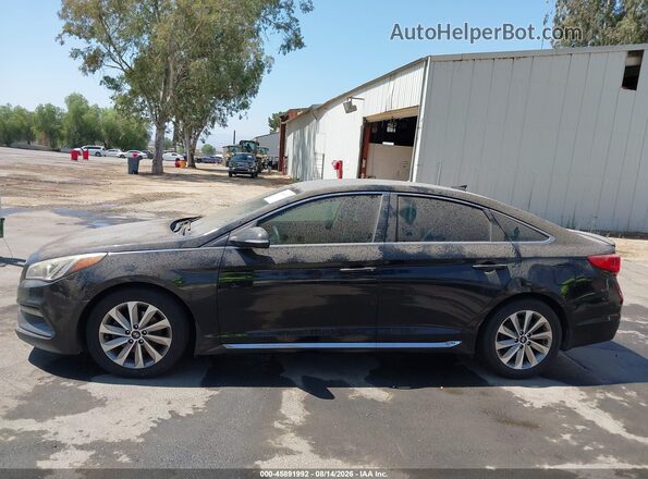 5NPE34AF6GH403484 2016 HYUNDAI SONATA Черный Панорамный вид салона 360°