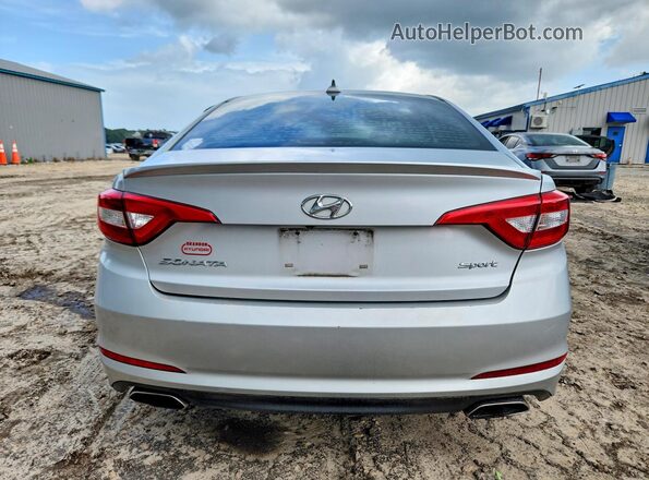 5NPE34AF6HH438057 2017 HYUNDAI SONATA Silver უკანა ხედი