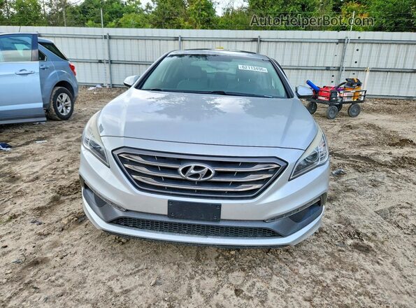5NPE34AF6HH438057 2017 HYUNDAI SONATA Silver წინა ხედი