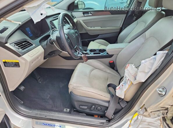 5NPE34AF6HH438057 2017 HYUNDAI SONATA Silver წინა სალონის ხედი