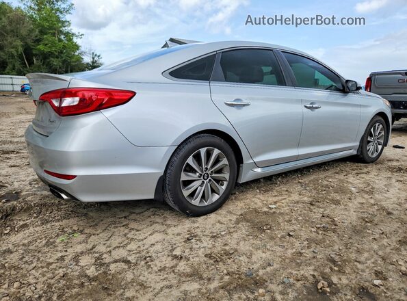 5NPE34AF6HH438057 2017 HYUNDAI SONATA Silver უკანა მარჯვენა