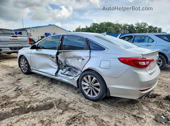 5NPE34AF6HH438057 2017 HYUNDAI SONATA Silver უკანა მარცხენა