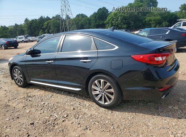 5NPE34AF6HH451116 2017 HYUNDAI SONATA Black Tył lewy