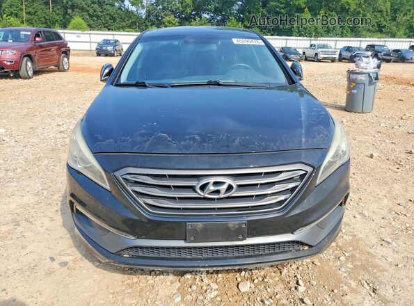5NPE34AF6HH451116 2017 HYUNDAI SONATA Black Widok z przodu