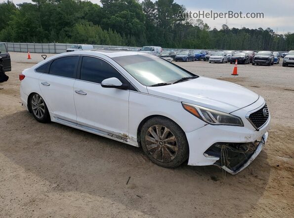 5NPE34AF6HH461290 2017 HYUNDAI SONATA White Przód prawy