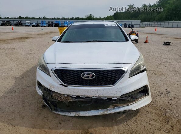 5NPE34AF6HH461290 2017 HYUNDAI SONATA White Widok z przodu
