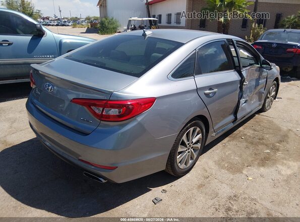 5NPE34AF6HH478123 2017 HYUNDAI SONATA Silver Rear right
