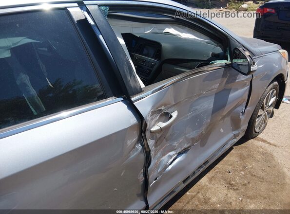 5NPE34AF6HH478123 2017 HYUNDAI SONATA Silver Front view
