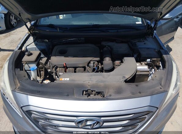 5NPE34AF6HH478123 2017 HYUNDAI SONATA Silver Rear view