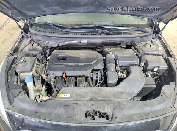 5NPE34AF6HH497190 2017 HYUNDAI SONATA Black Widok wnętrza z tyłu