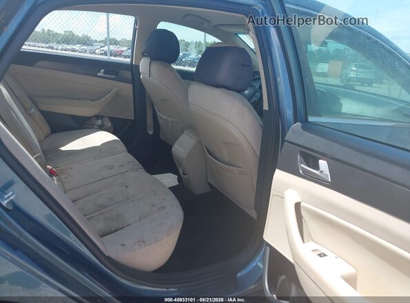 5NPE34AF6HH506194 2017 HYUNDAI SONATA Blue Widok naklejki z numerem VIN
