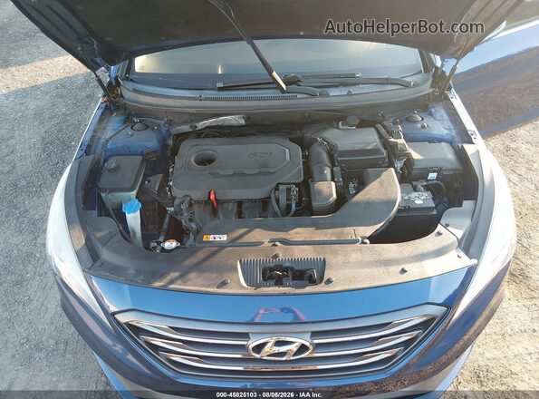 5NPE34AF6HH524579 2017 HYUNDAI SONATA Blue უკანა ხედი