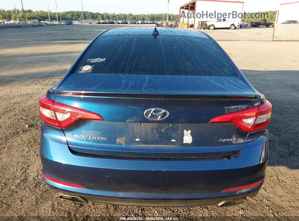 5NPE34AF6HH524579 2017 HYUNDAI SONATA Blue 