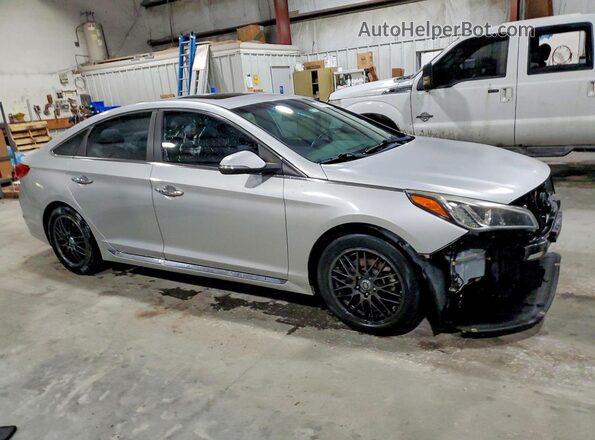 5NPE34AF6HH584023 2017 HYUNDAI SONATA Серебряный Передняя правая четверть