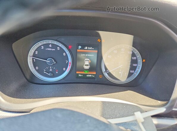 5NPE34AF6JH624168 2018 HYUNDAI SONATA Blue ხელსაწყოთა პანელის ხედი