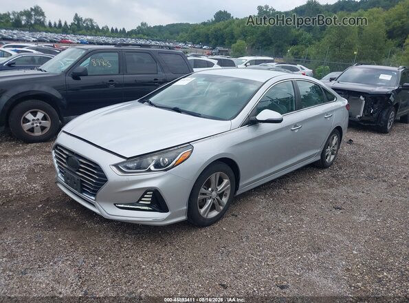 5NPE34AF6JH632982 2018 HYUNDAI SONATA Silver Przód lewy