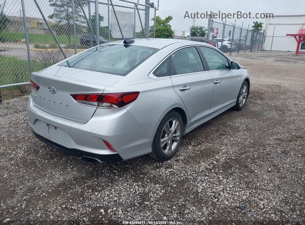 5NPE34AF6JH632982 2018 HYUNDAI SONATA Silver Tył prawy