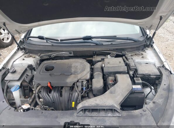 5NPE34AF6JH632982 2018 HYUNDAI SONATA Silver Widok z tyłu