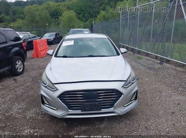 5NPE34AF6JH632982 2018 HYUNDAI SONATA Silver Widok zestawu wskaźników