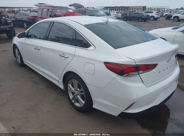 5NPE34AF6JH660040 2018 HYUNDAI SONATA White Հետևի ձախ