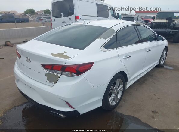 5NPE34AF6JH660040 2018 HYUNDAI SONATA White Հետևի աջ