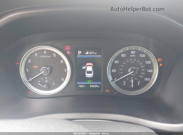 5NPE34AF6JH660040 2018 HYUNDAI SONATA White Հետևի նստատեղերի տեսք