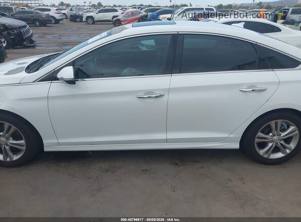 5NPE34AF6JH660040 2018 HYUNDAI SONATA White Սալոնի 360 աստիճան տեսք