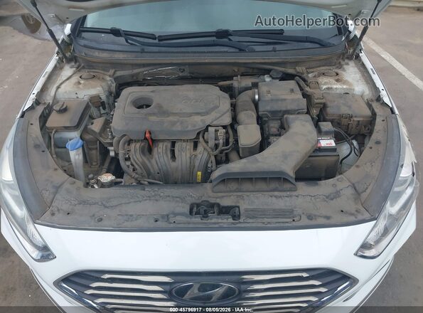 5NPE34AF6JH660040 2018 HYUNDAI SONATA White Հետևի տեսք