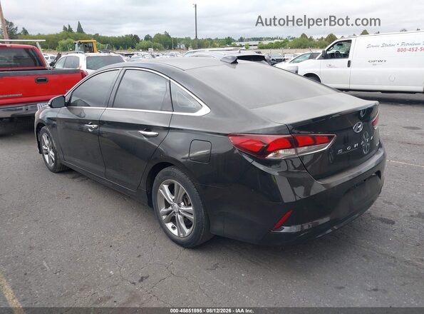 5NPE34AF6JH663858 2018 HYUNDAI SONATA Gray უკანა მარცხენა