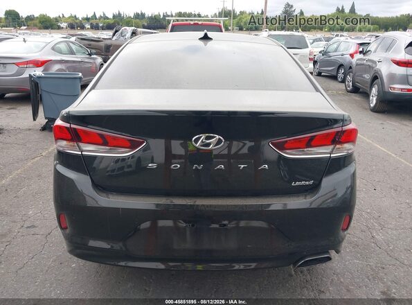 5NPE34AF6JH663858 2018 HYUNDAI SONATA Gray 
