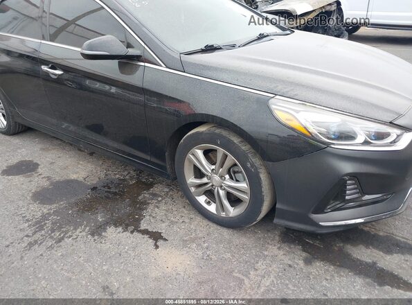 5NPE34AF6JH663858 2018 HYUNDAI SONATA Gray წინა ხედი