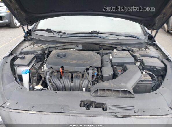 5NPE34AF6JH663858 2018 HYUNDAI SONATA Gray უკანა ხედი