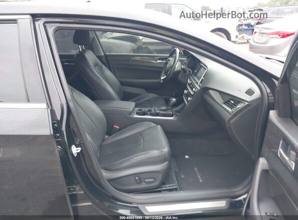 5NPE34AF6JH663858 2018 HYUNDAI SONATA Gray წინა სალონის ხედი