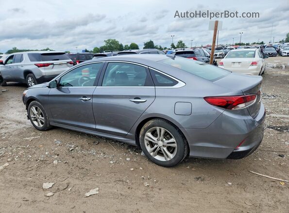 5NPE34AF6JH720396 2018 HYUNDAI SONATA Gray Rear left