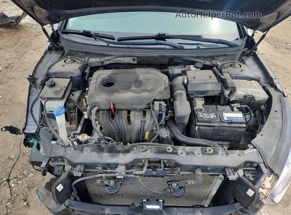 5NPE34AF6JH720396 2018 HYUNDAI SONATA Gray Rear interior view