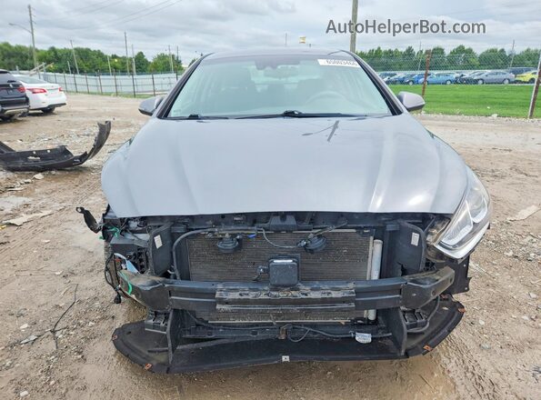 5NPE34AF6JH720396 2018 HYUNDAI SONATA Gray Front view