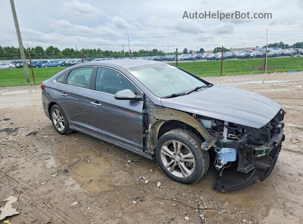 5NPE34AF6JH720396 2018 HYUNDAI SONATA Gray Front right