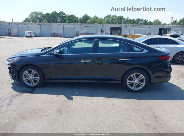 5NPE34AF6KH752329 2019 HYUNDAI SONATA Black Widok wnętrza 360 stopni