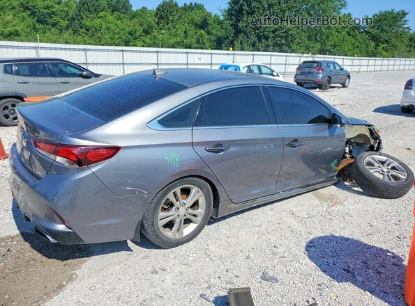 5NPE34AF6KH765971 2019 HYUNDAI SONATA Gray Rear right