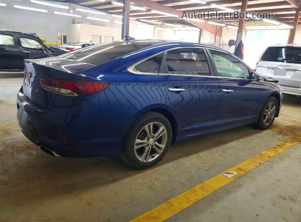 5NPE34AF6KH778476 2019 HYUNDAI SONATA Синий Задняя правая четверть
