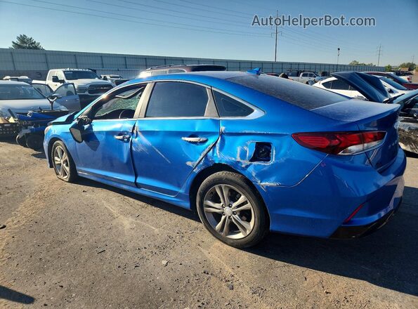 5NPE34AF6KH783371 2019 HYUNDAI SONATA Blue უკანა მარცხენა