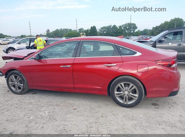 5NPE34AF6KH816966 2019 HYUNDAI SONATA Red 