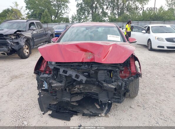 5NPE34AF6KH816966 2019 HYUNDAI SONATA Red Rear interior view