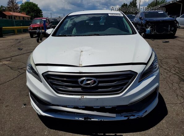 5NPE34AF7GH279810 2016 HYUNDAI SONATA White Դիմացի տեսք