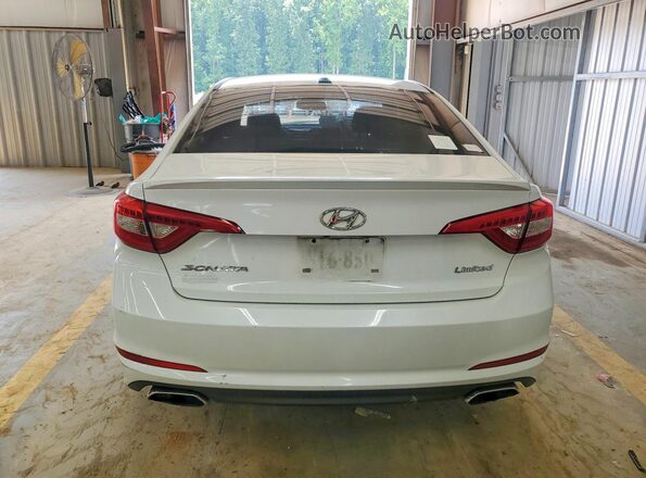 5NPE34AF7GH298552 2016 HYUNDAI SONATA Белый Вид сзади